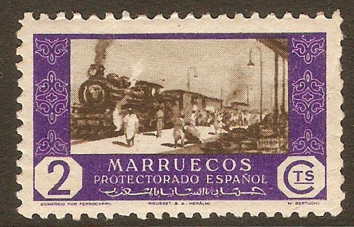 Spanish Morocco 1948 2c Transport and Commerce series. SG307.