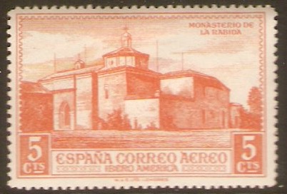 Spain 1930 5c Vermilion - Air series. SG620. - Click Image to Close