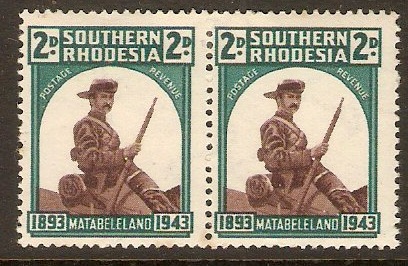 Southern Rhodesia 1943 Matabeleland Anniversary. SG61.