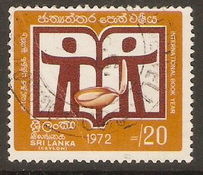 Sri Lanka 1972 20c International Book Year. SG593.