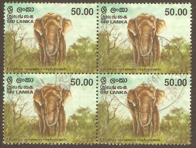 Sri Lanka 1998 20r Elephants series. SG1404.