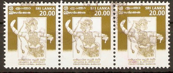 Sri Lanka 1999 20r Brown - Dancer series. SG1431.