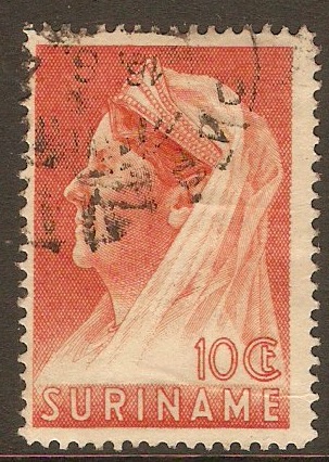 Surinam 1936 10c Vermilion. SG246.