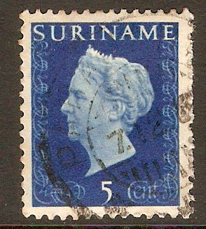 Surinam 1948 5c Bright blue. SG355.