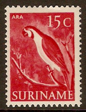 Surinam 1953 15c Rose-red. SG414.