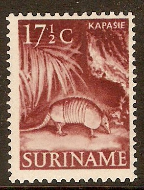 Surinam 1953 17c Lake-brown. SG415.