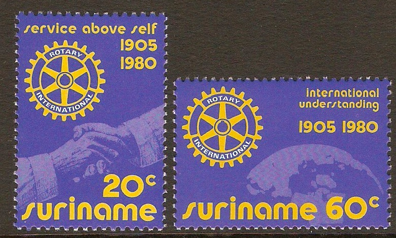 Surinam 1980 Rotary set. SG988-SG989.