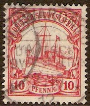 German S.W. Africa 1906 10pf Carmine. SG26.