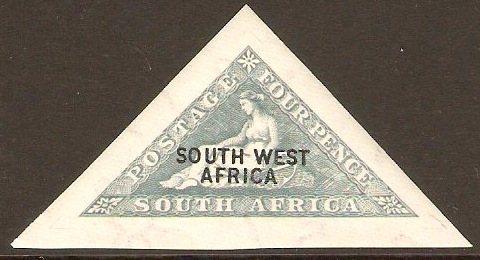 South West Africa 1926 4d Grey-blue. SG44A.