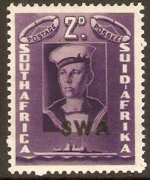 South West Africa 1941 2d Violet. SG121.