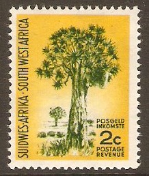 South West Africa 1961 2c Deep green and yellow. SG174.