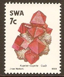 South West Africa 1989 7c Minerals Series. SG522.