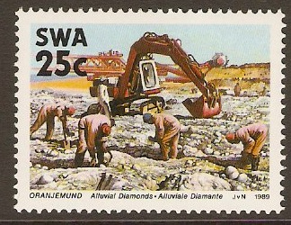 South West Africa 1989 25c Minerals Series. SG526.