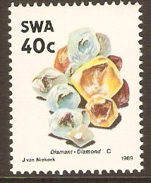 South West Africa 1989 40c Minerals Series. SG529.