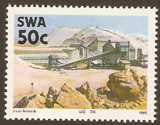 South West Africa 1989 50c Minerals Series. SG531.