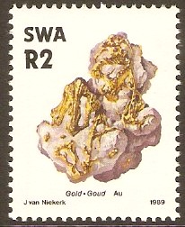 South West Africa 1989 2r Minerals Series. SG533.