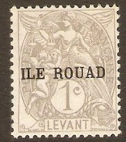 Rouad Island 1916 1c Grey. SG4.