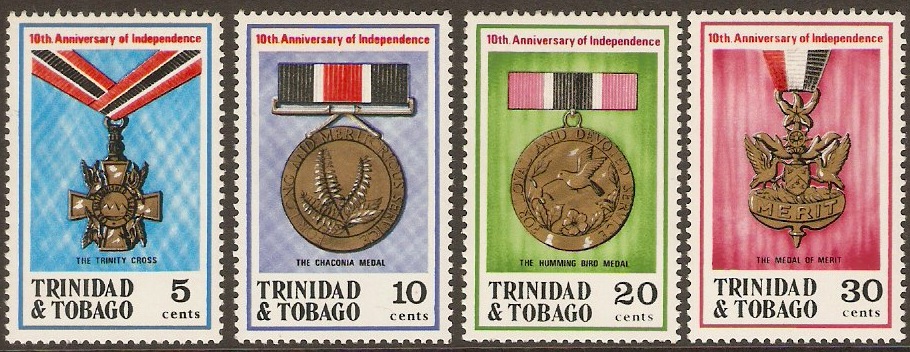 Trinidad & Tobago 1972 Independence Anniversary Set. SG417-SG420