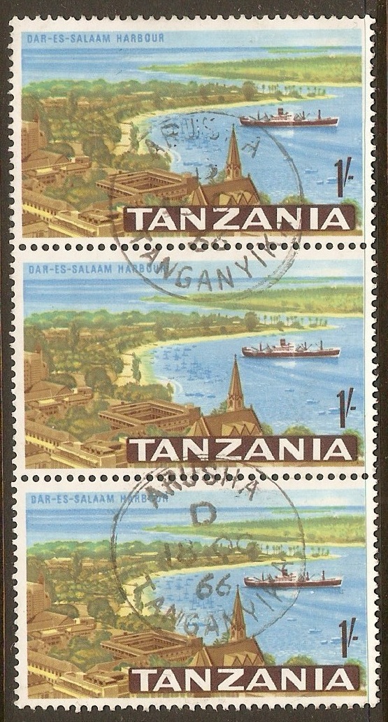 Tanzania 1965 1s Dar-es-Salaam Harbour. SG136.