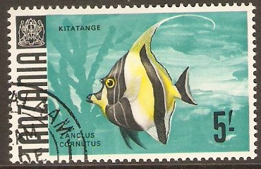 Tanzania 1967 5s Fish Series. SG155a.