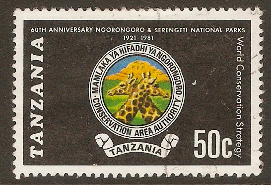 Tanzania 1981 50c National Park Anniversary. SG321.