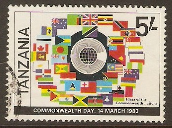 Tanzania 1982 5s Commonwealth Day Series. SG377.