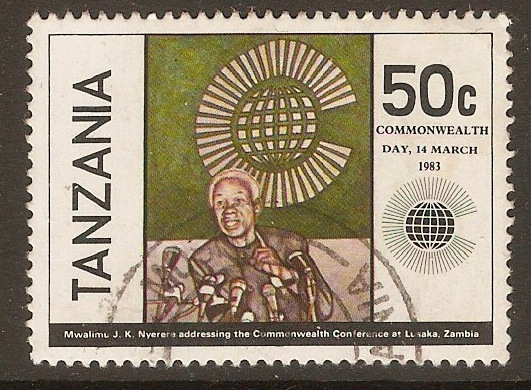 Tanzania 1983 50c Commonwealth Day series. SG375.