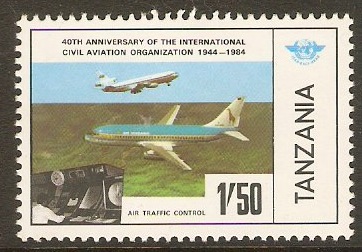 Tanzania 1984 1s.50 ICAO Series. SG406.