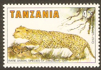 Tanzania 1985 4s Rare Animals of Zanzibar Series. SG421.