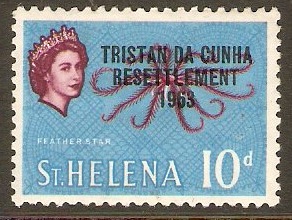 Tristan da Cunha 1963 10d Resettlement Series. SG62.