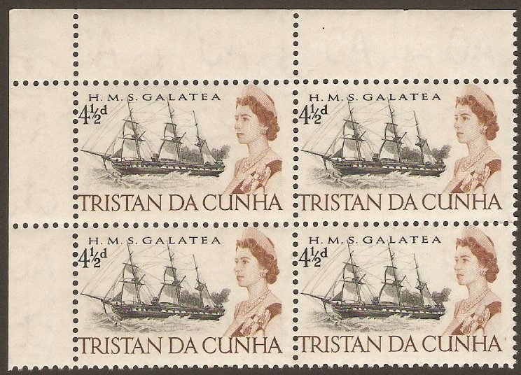 Tristan da Cunha 1965 4d Black and brown. SG76.