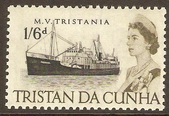 Tristan da Cunha 1965 1s.6d Ships Series. SG81.