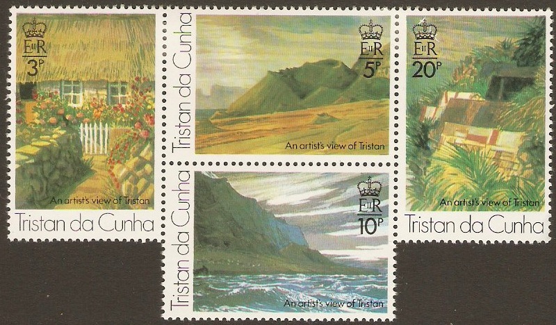 Tristan da Cunha 1976 Svensons Paintings Set. SG207-SG210.