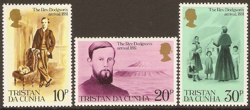 Tristan da Cunha 1981 Rev. Dodgson Stamps Set. SG300-SG302.
