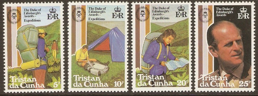 Tristan da Cunha 1981 Duke of Edinburgh Award Set. SG311-SG314.