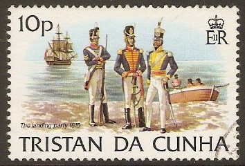Tristan da Cunha 1983 10p Island History Series Stamp. SG353.