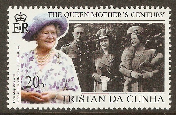 Tristan da Cunha 1997 20p Queen Mother series. SG657.