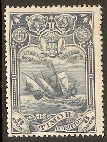 Timor 1898 8a Deep-blue. SG62.