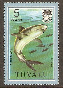 Tuvalu 1976 $5 Fishes Series. SG122.