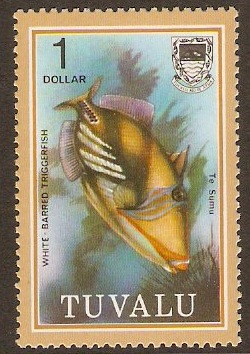 Tuvalu 1979 $1 Fishes Series. SG120