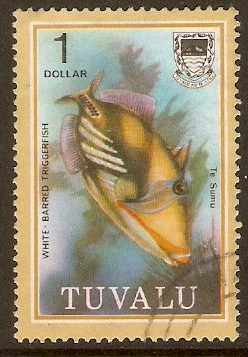 Tuvalu 1979 $1 Fishes Series. SG120.