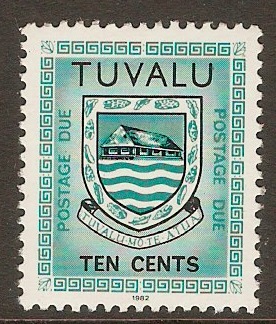 Tuvalu 1981 10c Postage Due. SGD13.