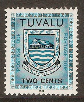 Tuvalu 1981 2c Postage Due. SGD2.