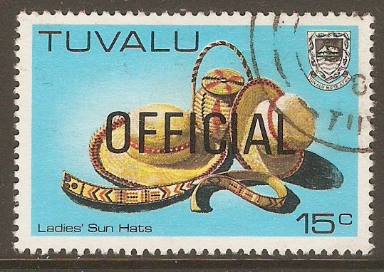 Tuvalu 1983 15c Handicraft Official Stamp Series. SGO22