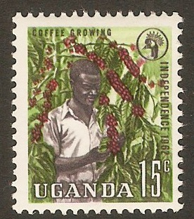 Uganda 1962 15c Independence series. SG101.
