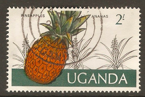 Uganda 1975 2s Ugandan Crops series - Pineapples. SG157.