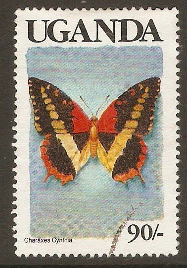 Uganda 1989 75s Butterflies series. SG752.