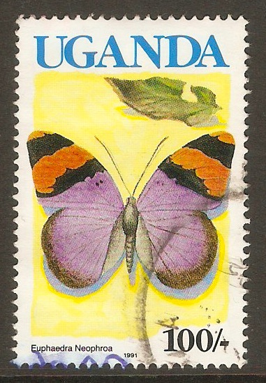 Uganda 1990 100s Butterflies series. SG871A.