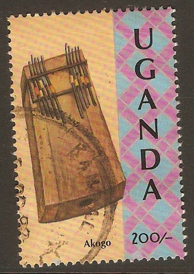 Uganda 1992 200s Musical Instruments series. SG1104.