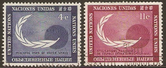 United Nations 1962 UN Space Committee set. SG116-SG117.